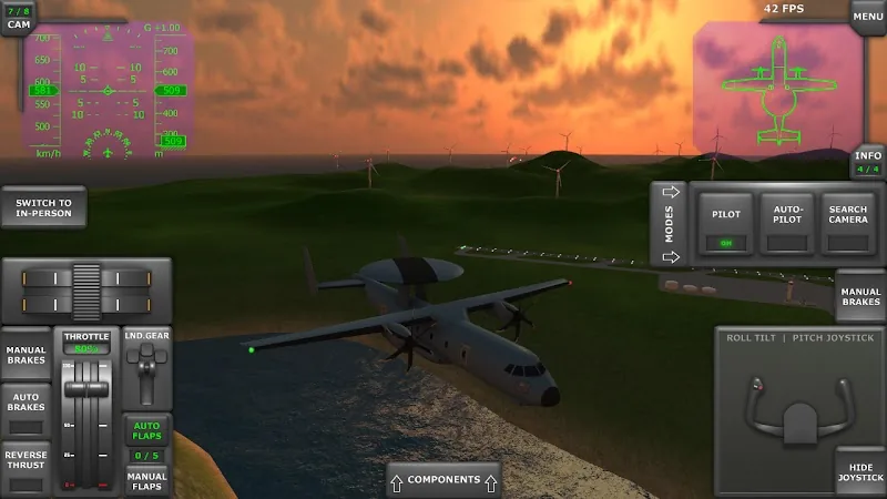 Скриншот Turboprop Flight Simulator 3D 6