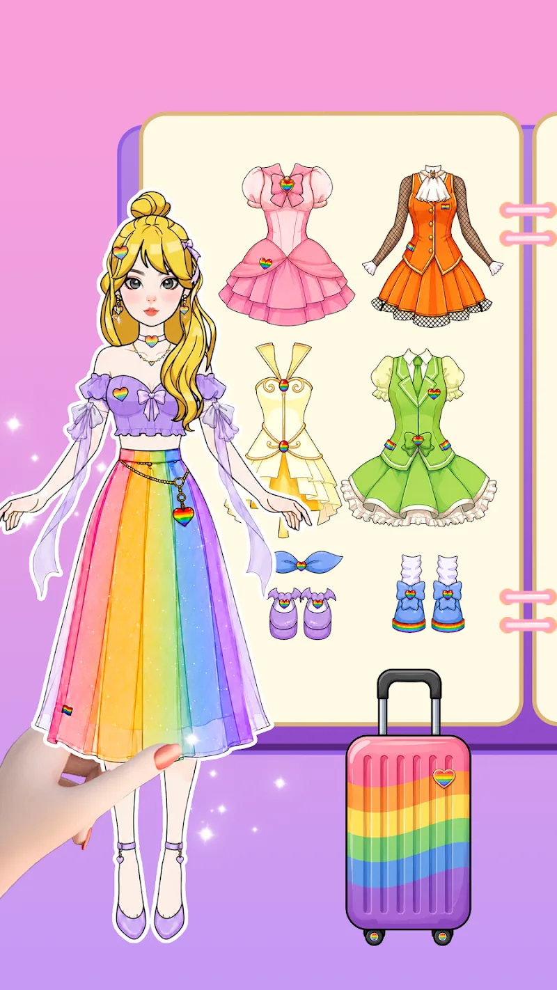 Скриншот Paper Doll Diary: Dress Up DIY 2