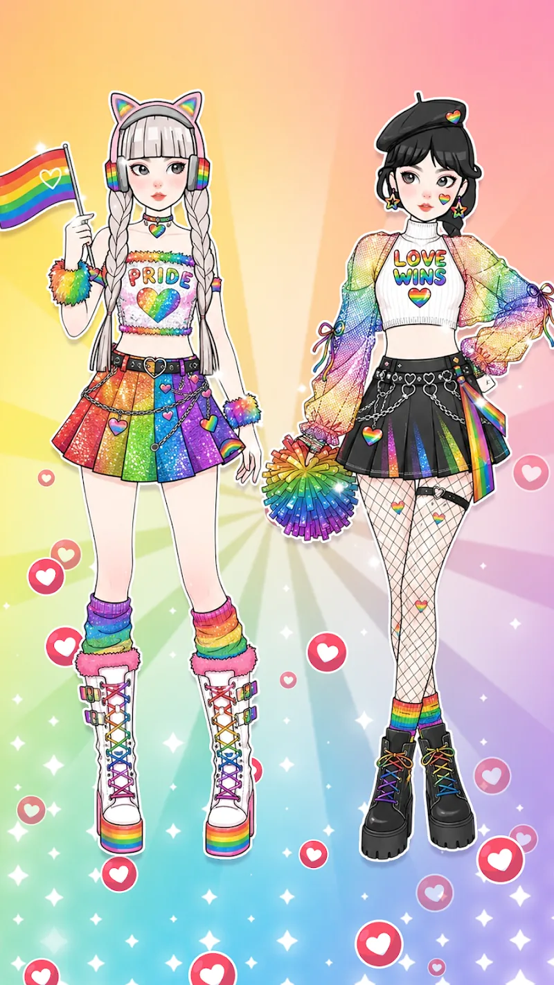 Скриншот Paper Doll Diary: Dress Up DIY 5