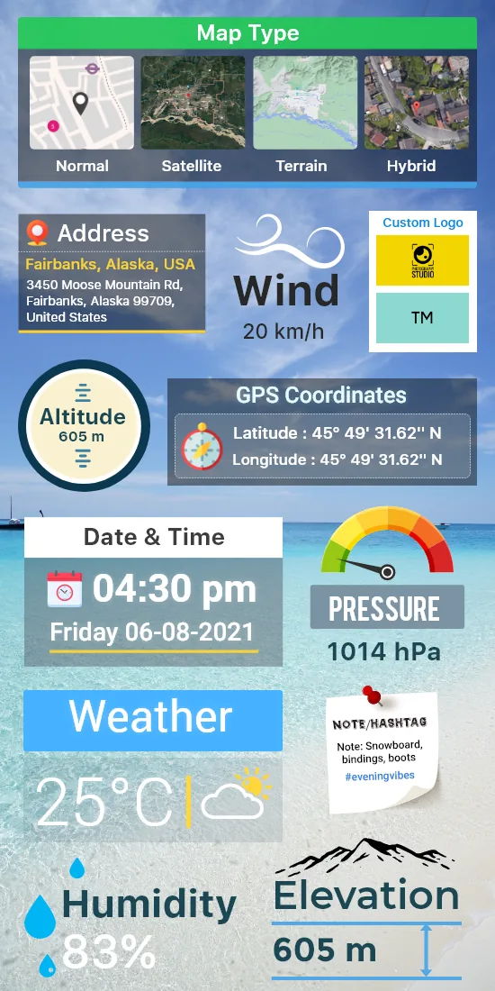 Скриншот GPS Map Camera 4