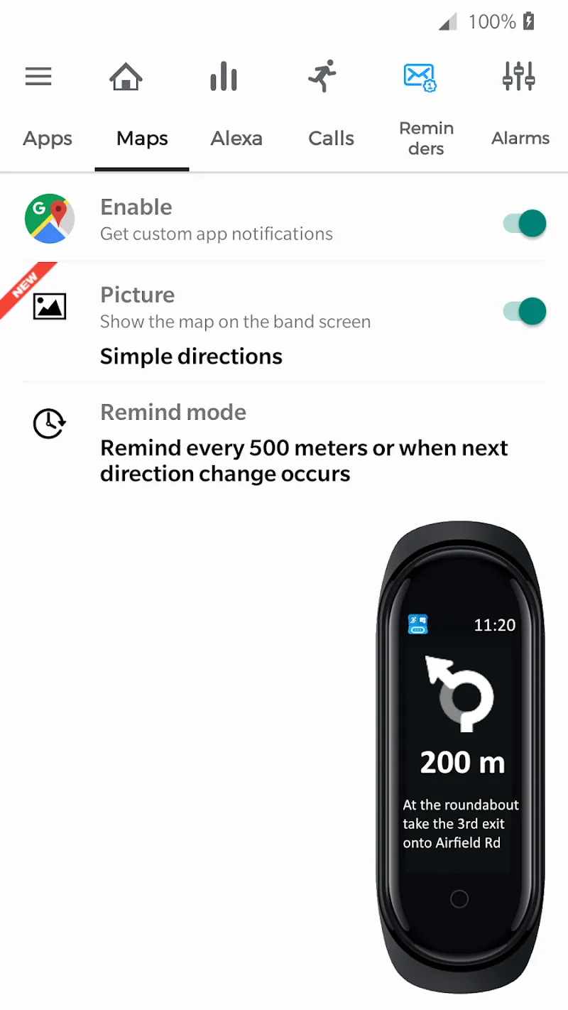 Скриншот Notify for Mi Band 4