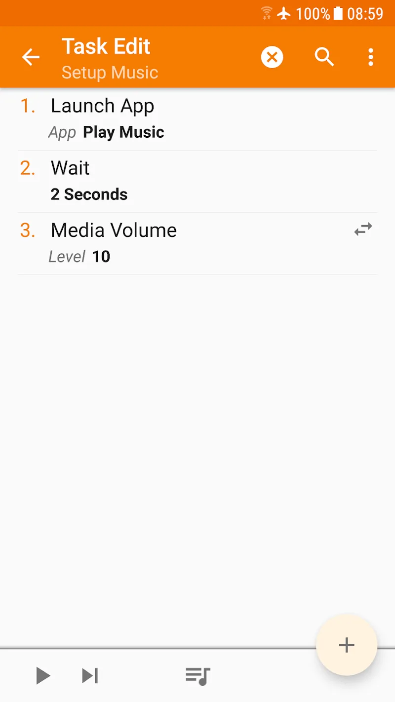 Скриншот Tasker 4