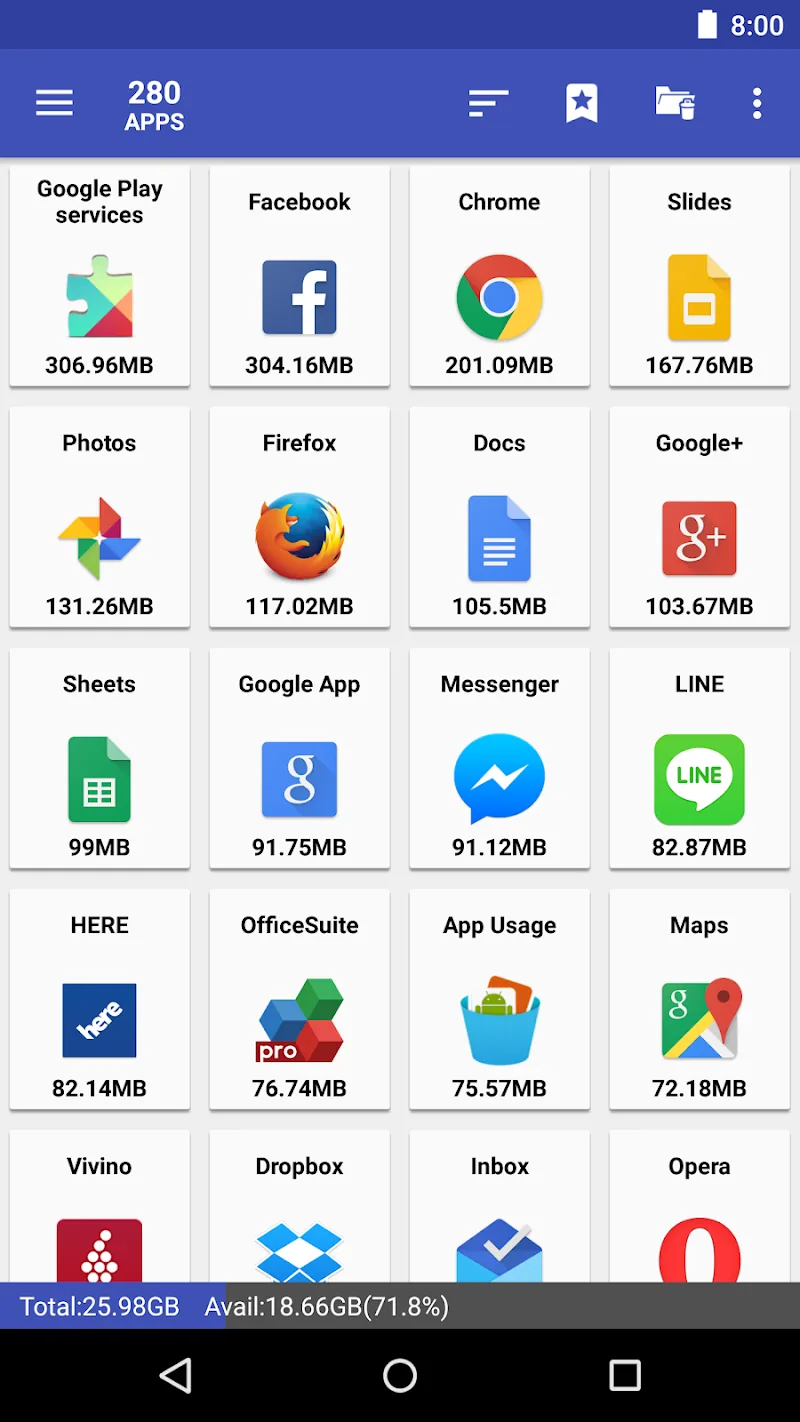Скриншот AppMgr Pro III (App 2 SD) 4