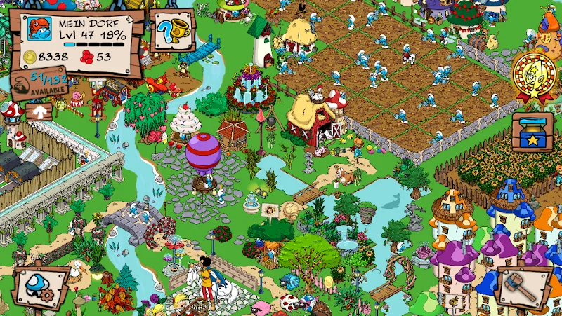 Скриншот Smurfs' Village 6