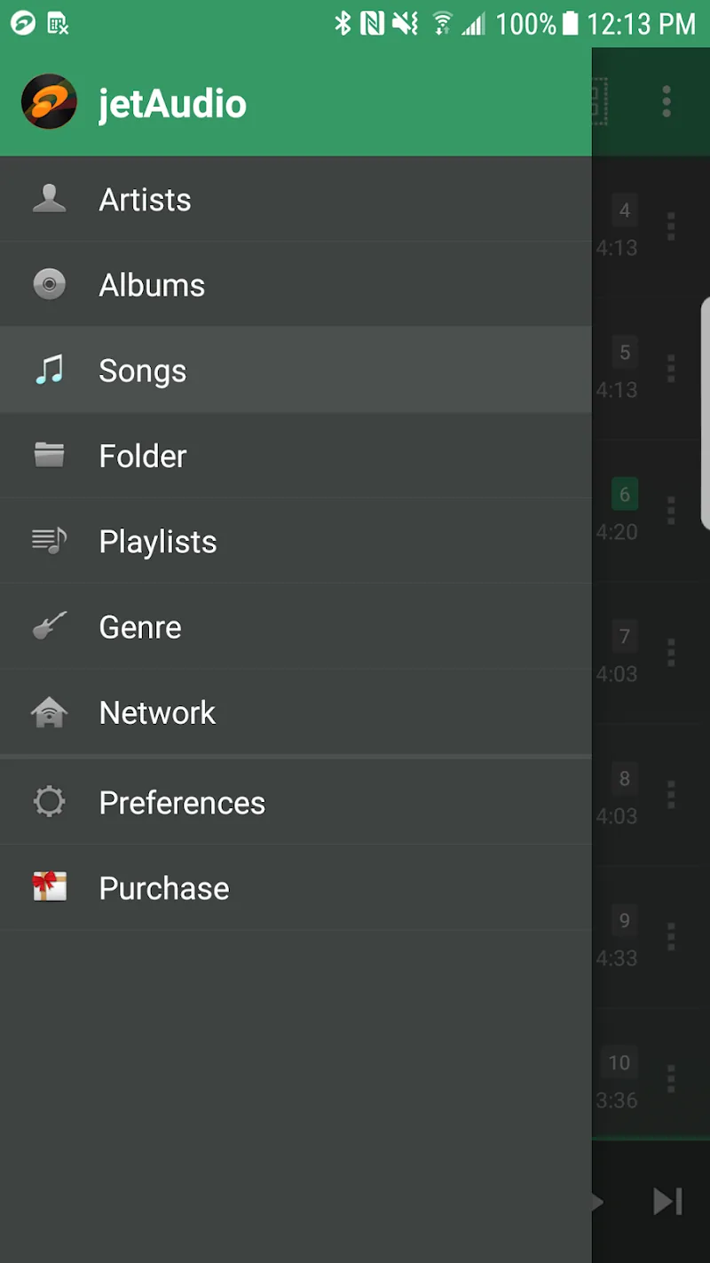 Скриншот jetAudio HD Music Player Plus 2