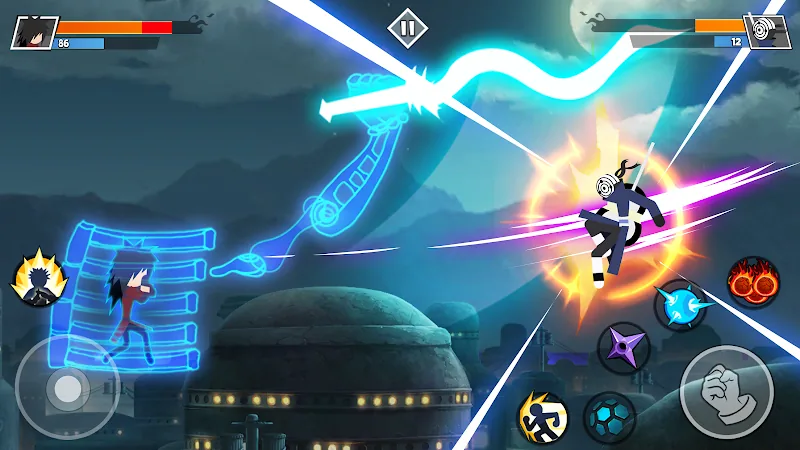 Скриншот Stickman Shinobi Fighting 3