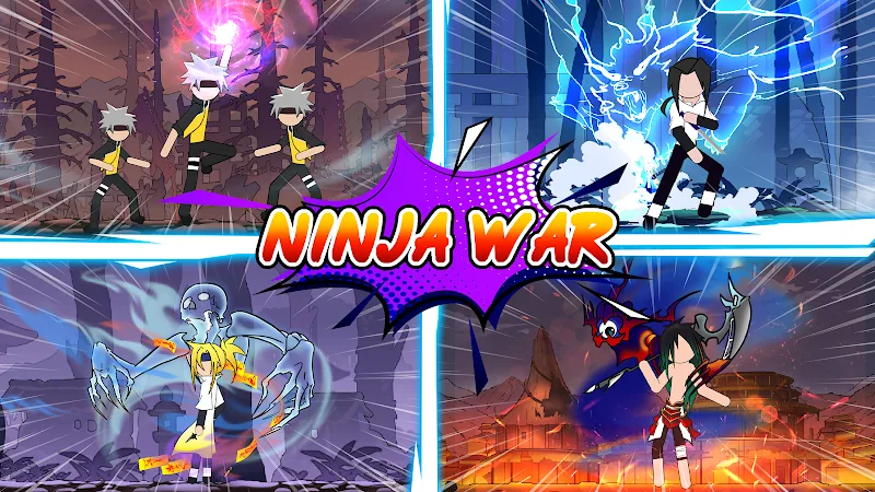 Скриншот Stickman Shinobi Fighting 4