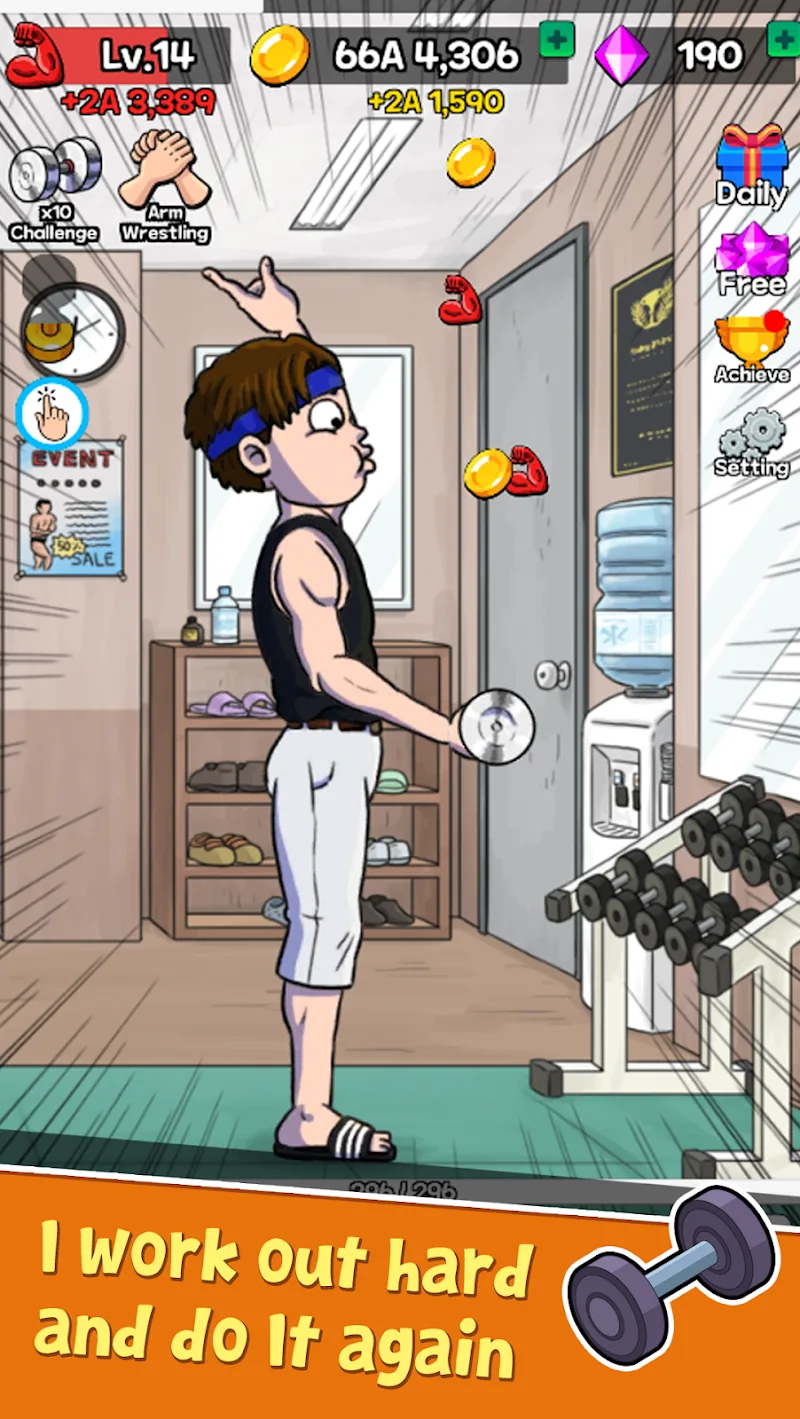 Скриншот Arm Wrestling Clicker 3