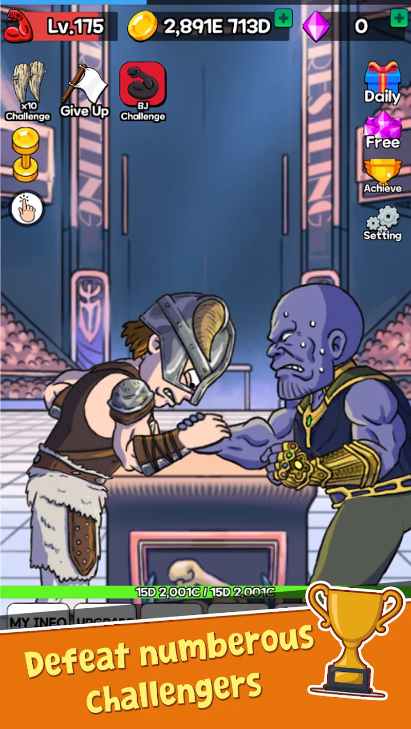 Скриншот Arm Wrestling Clicker 6