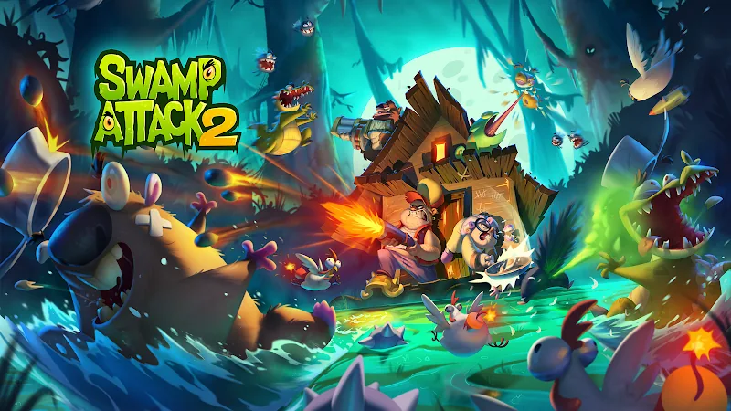 Скриншот Swamp Attack 2 6