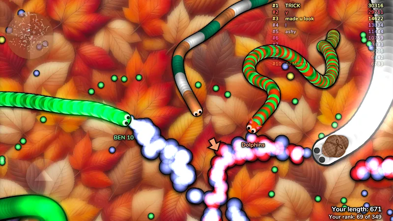 Скриншот Slither.io 2