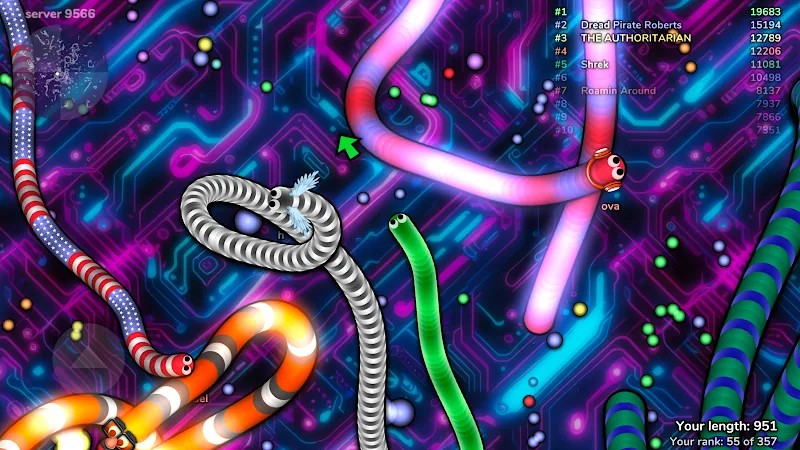 Скриншот Slither.io 3
