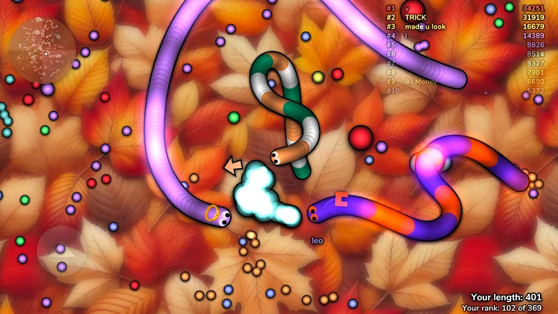 Скриншот Slither.io 6