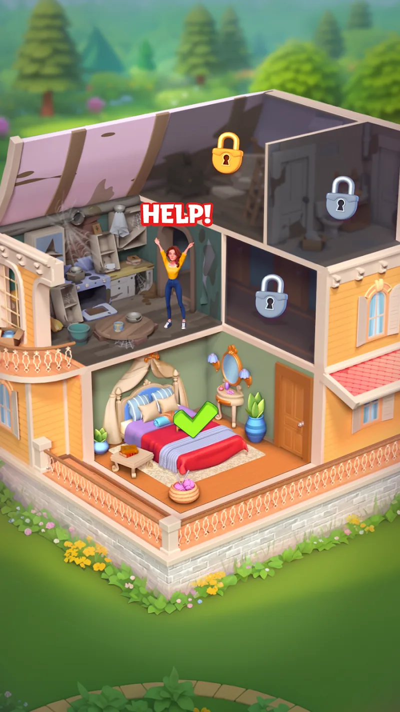 Скриншот Merge Hotel Empire: Дизайн 6