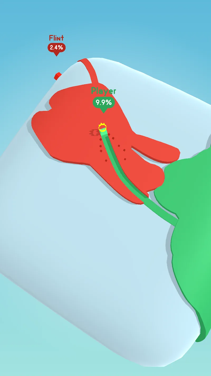Скриншот Paper.io 3D 3