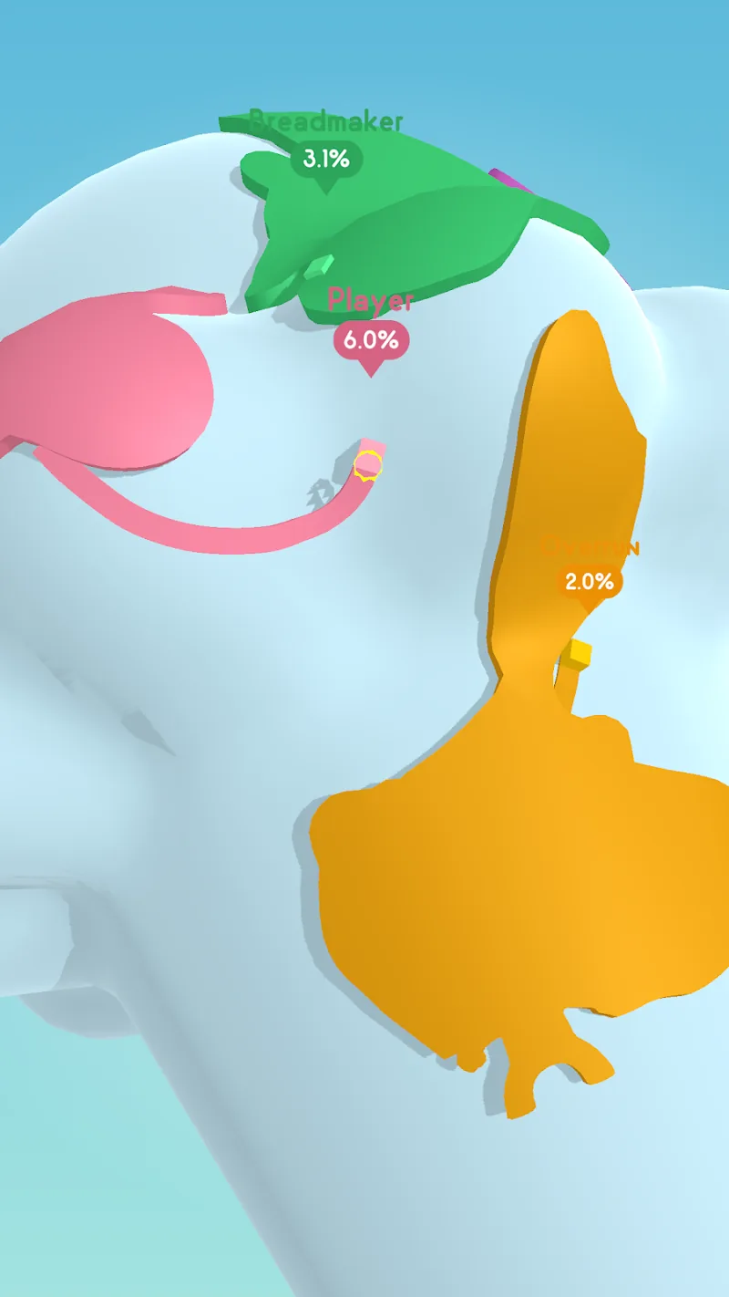 Скриншот Paper.io 3D 5