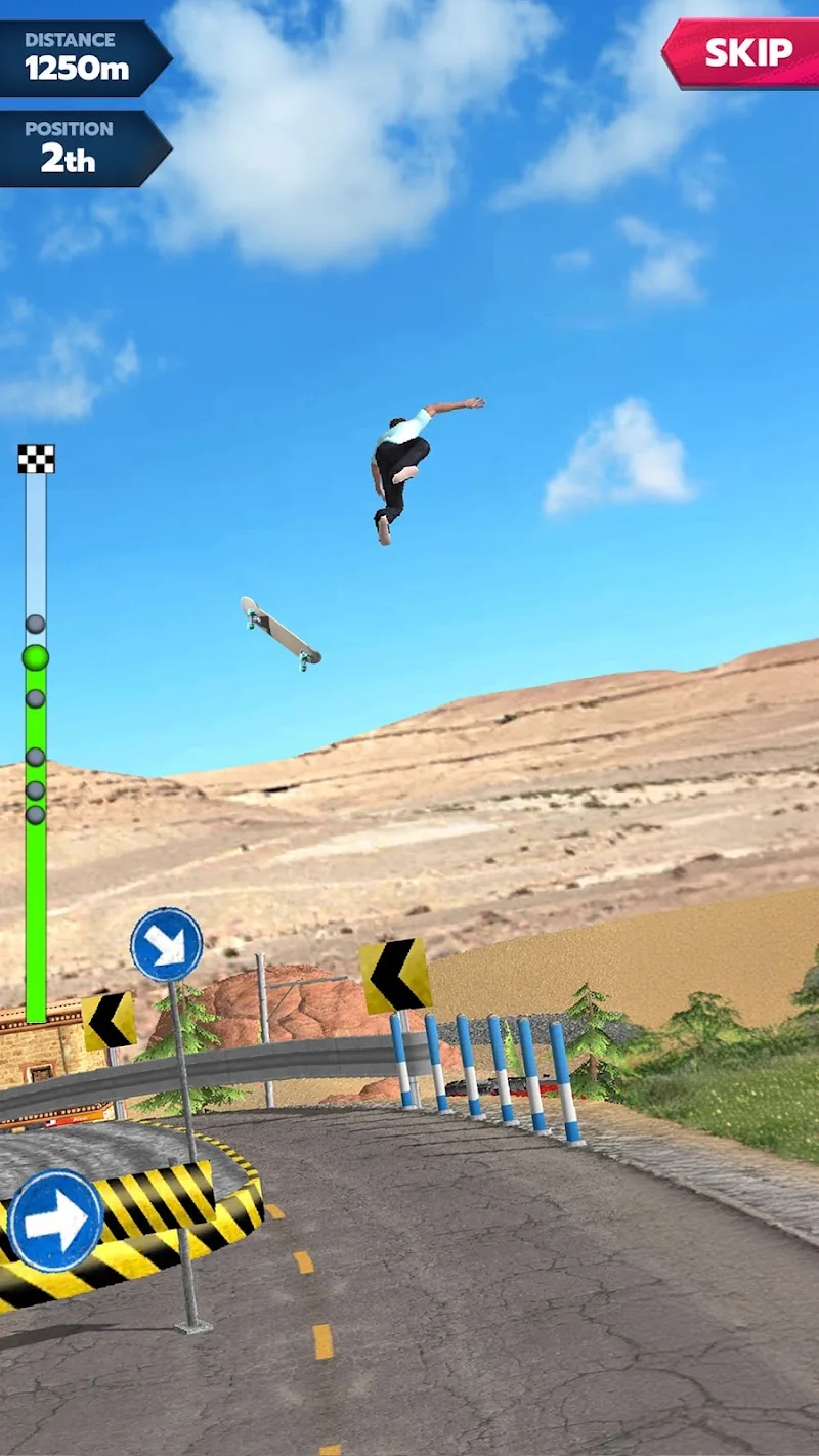 Скриншот Downhill Race League 4