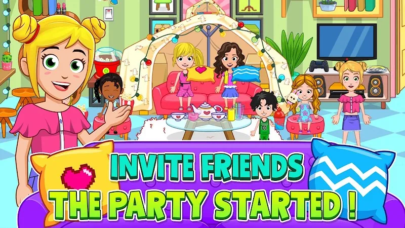 Скриншот My City: Pajama Party 2