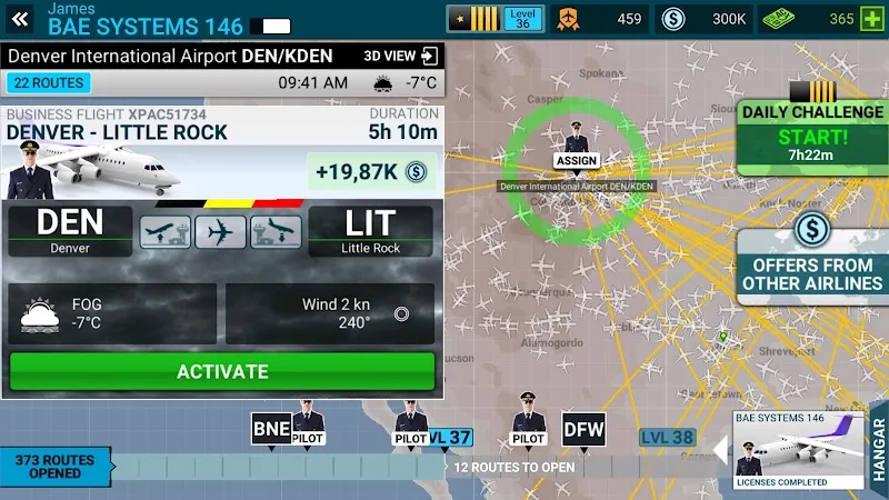 Скриншот Airline Commander 3
