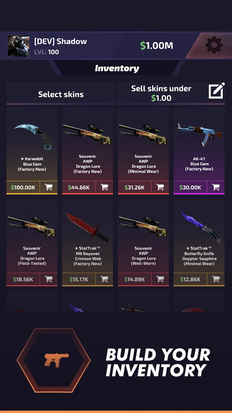 Скриншот Case Battle: Skins Simulator 2