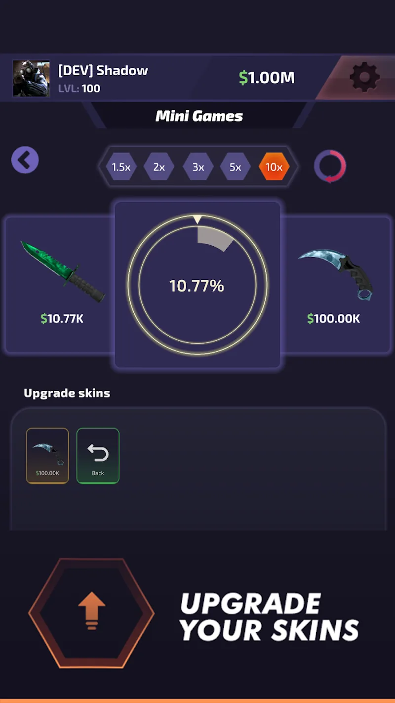 Скриншот Case Battle: Skins Simulator 3
