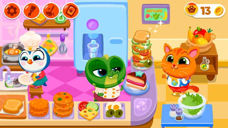 Скриншот Bubbu School 2