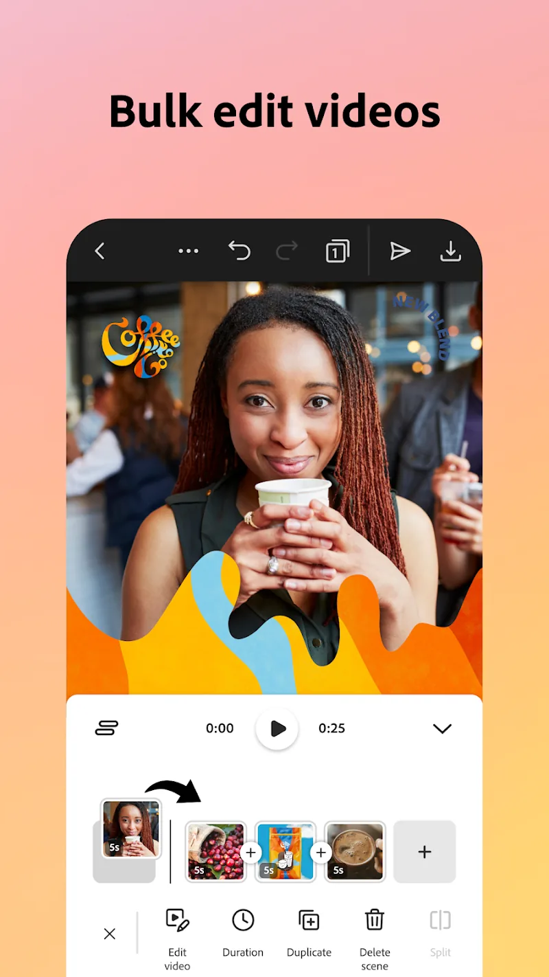 Скриншот Adobe Express 3