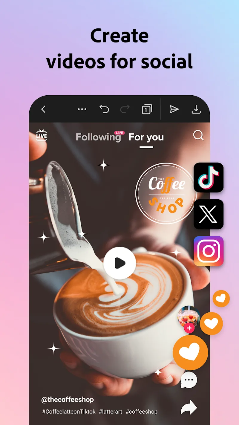 Скриншот Adobe Express 4