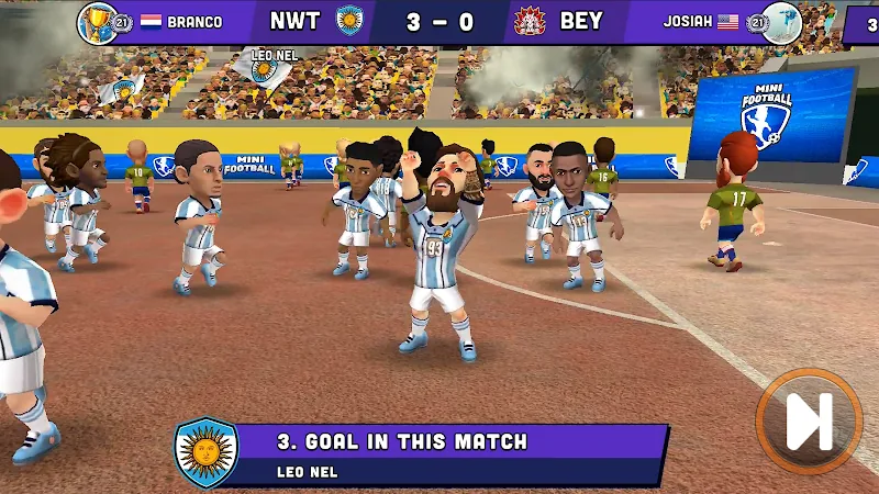 Скриншот Mini Football 6