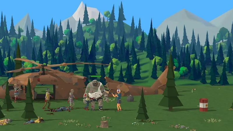 Скриншот Zombie Forest 3: Underground 3