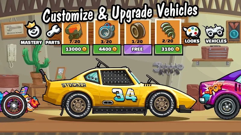 Скриншот Hill Climb Racing 2 2