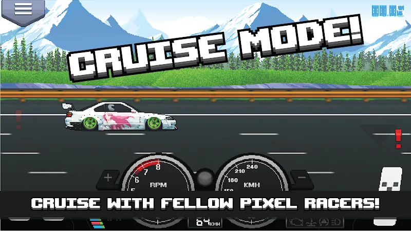 Скриншот Pixel Car Racer 4