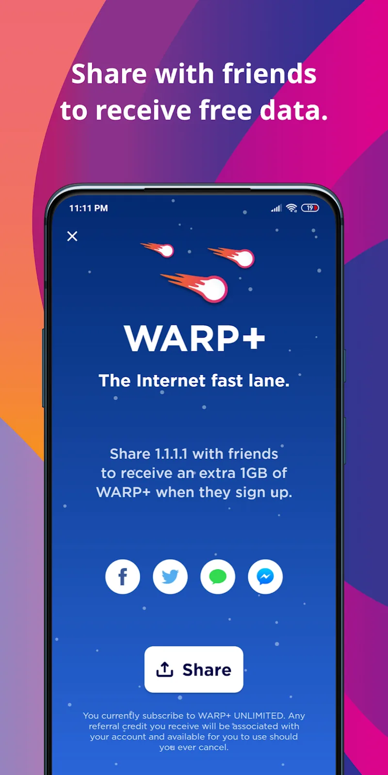 Скриншот 1.1.1.1 + WARP: Safer Internet 4