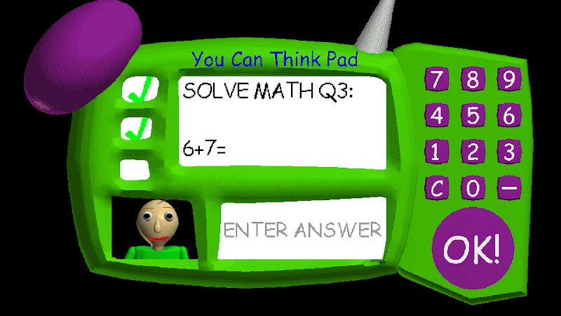 Скриншот Baldi's Basics Classic 2