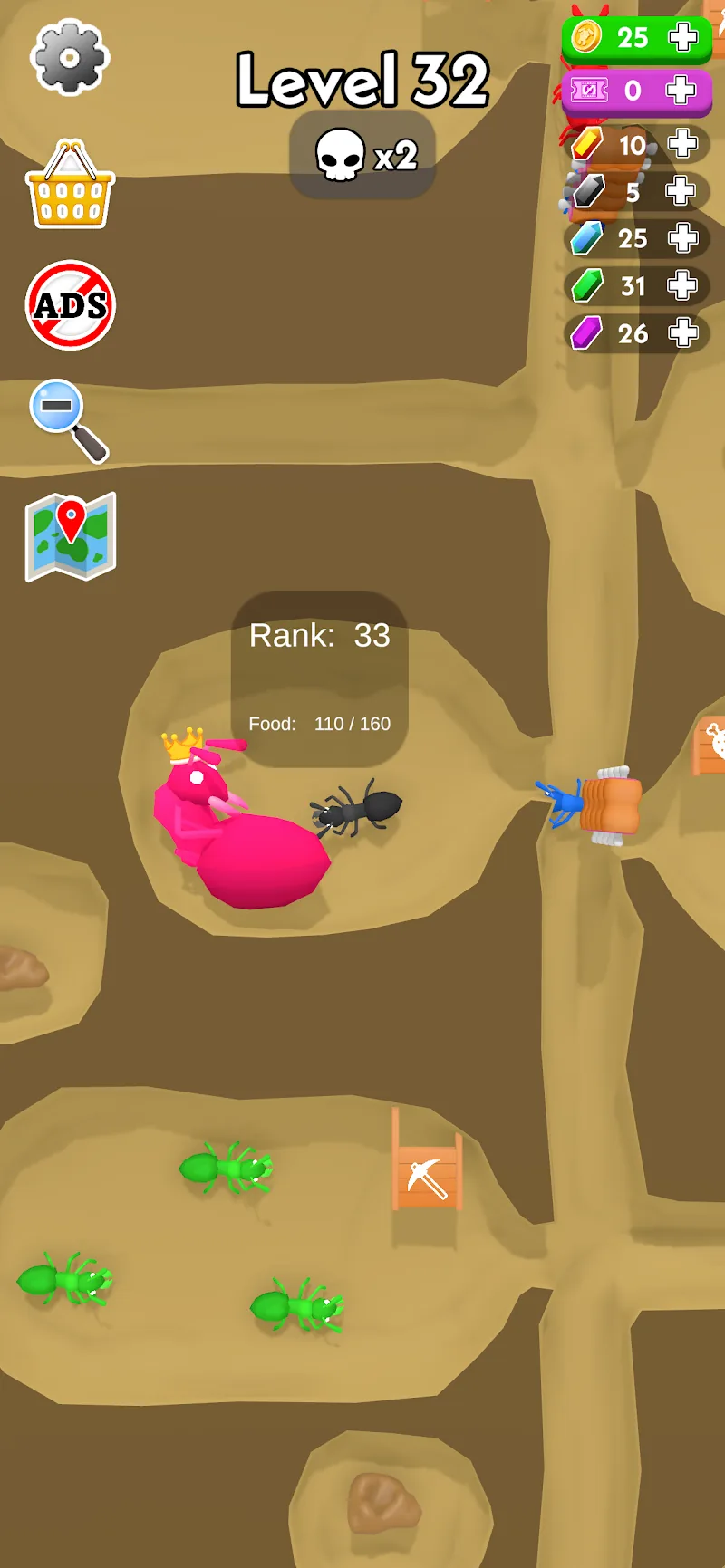 Скриншот Empire of Ants - Idle Game 6