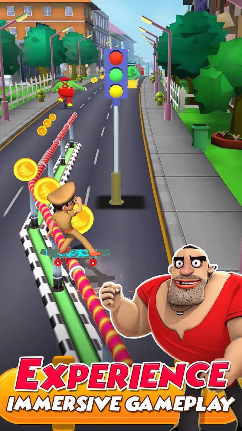 Скриншот Little Singham Super Skater 3