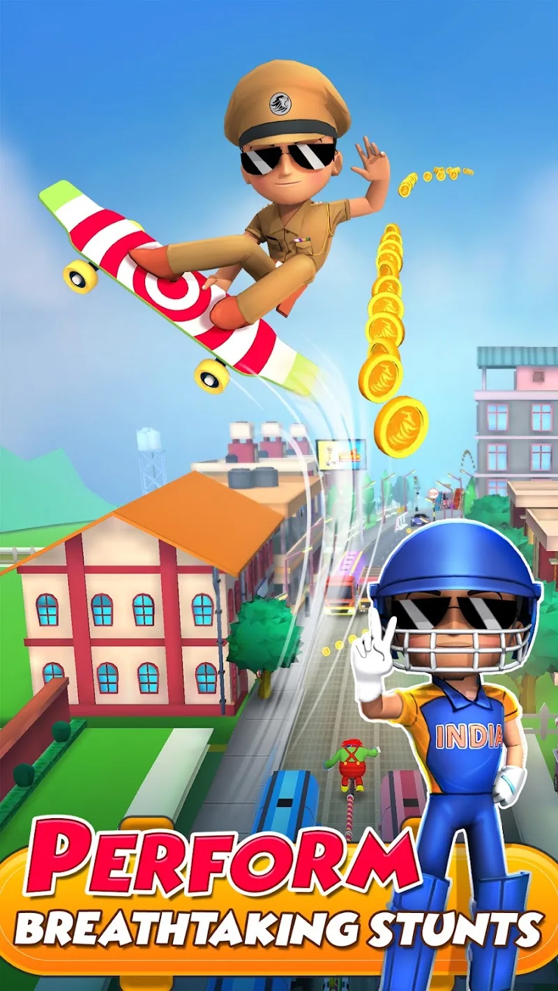 Скриншот Little Singham Super Skater 4