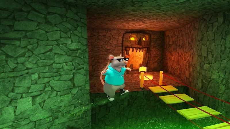 Скриншот Obby Escape: Prison Rat Dance 2