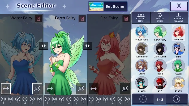 Скриншот Gacha Story - VN Creator 3