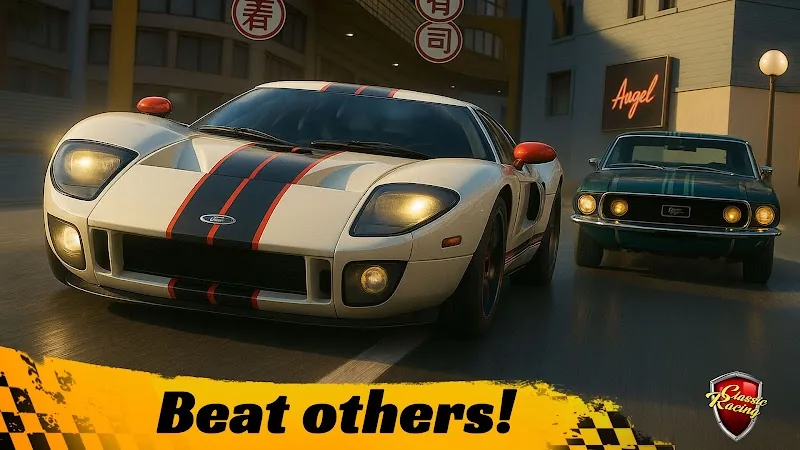 Скриншот Classic Drag Racing Car Game 2