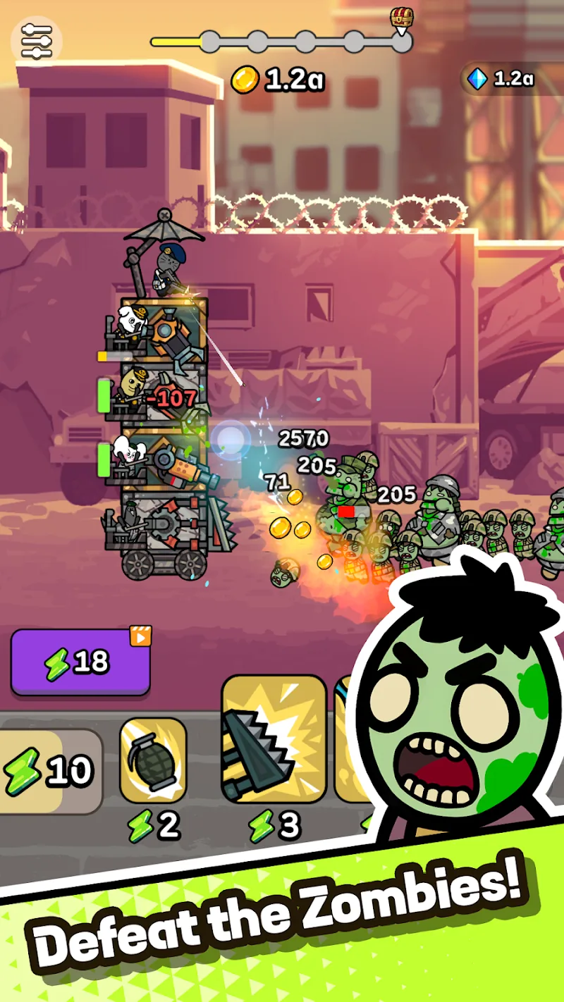 Скриншот Animal Friends vs Zombies 2