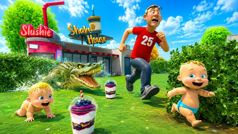 Скриншот Rainbow Prank: Hide Daddy 2