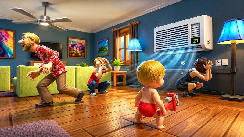 Скриншот Rainbow Prank: Hide Daddy 4