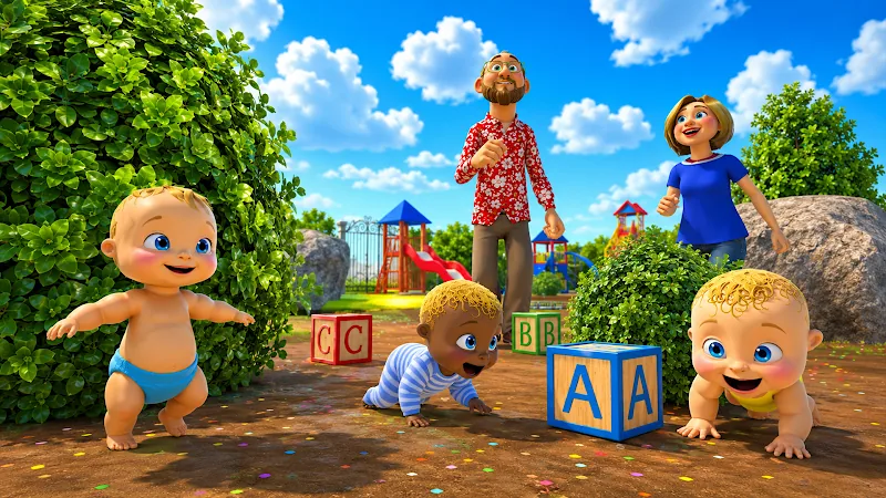 Скриншот Rainbow Prank: Hide Daddy 5
