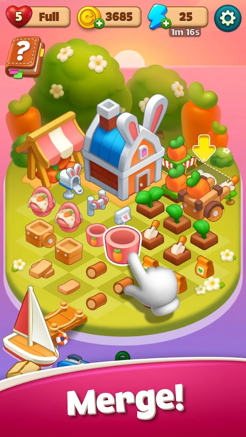 Скриншот Merge & Blast: Dream Island 2