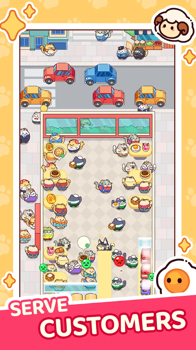 Скриншот Cat Restaurant: Food Bar Story 3