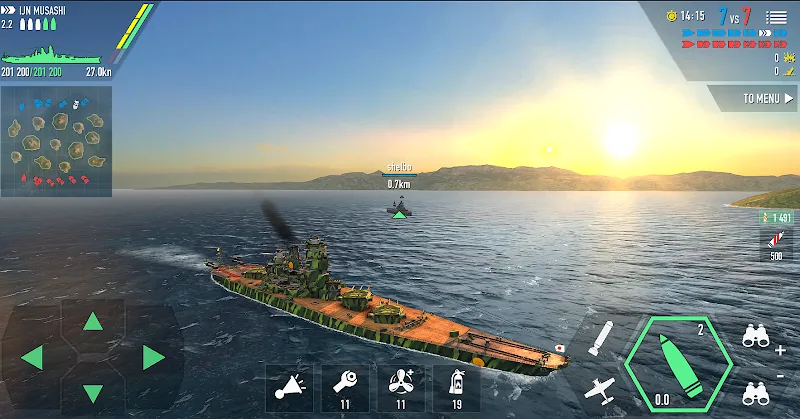 Скриншот Battle of Warships 3