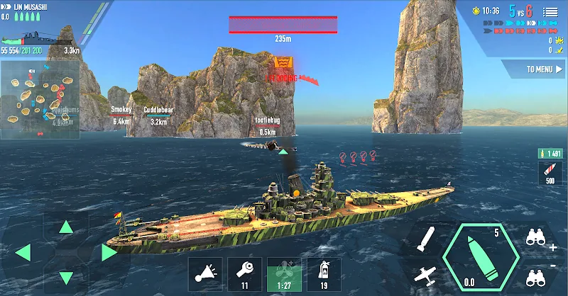 Скриншот Battle of Warships 4