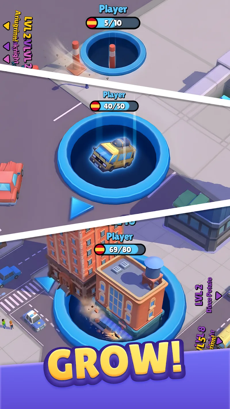 Скриншот Hole.io 2
