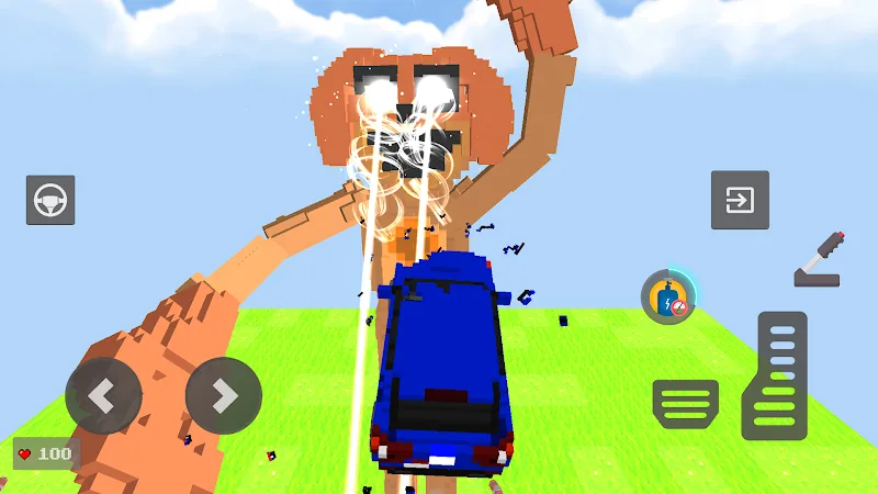 Скриншот Nextbots in Playground: Pixel 4